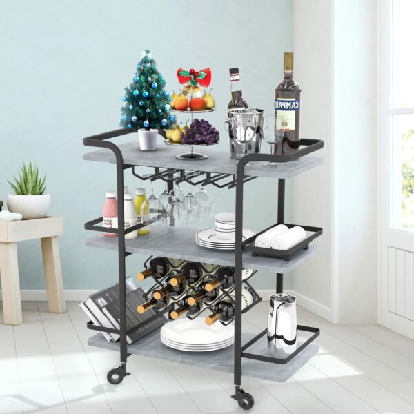 8 Chic Black Bar Carts You'll Love - Wine with Paige