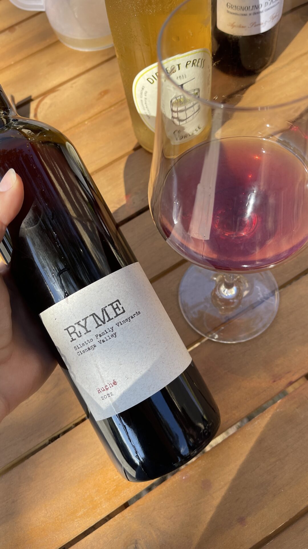 Ryme Wine bottle, from Naked Wines