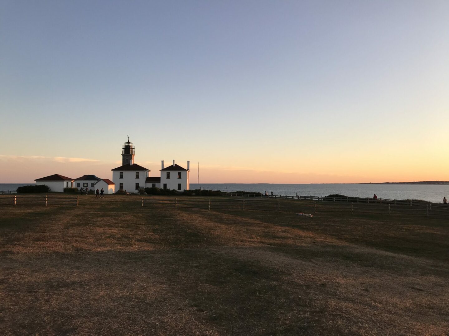 Beavertail Lighthouse at Sunset