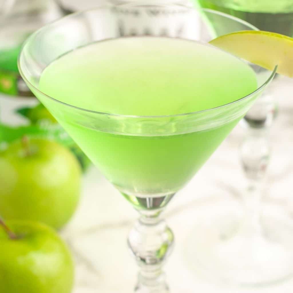 Appletini Sweet Cocktails in a glass