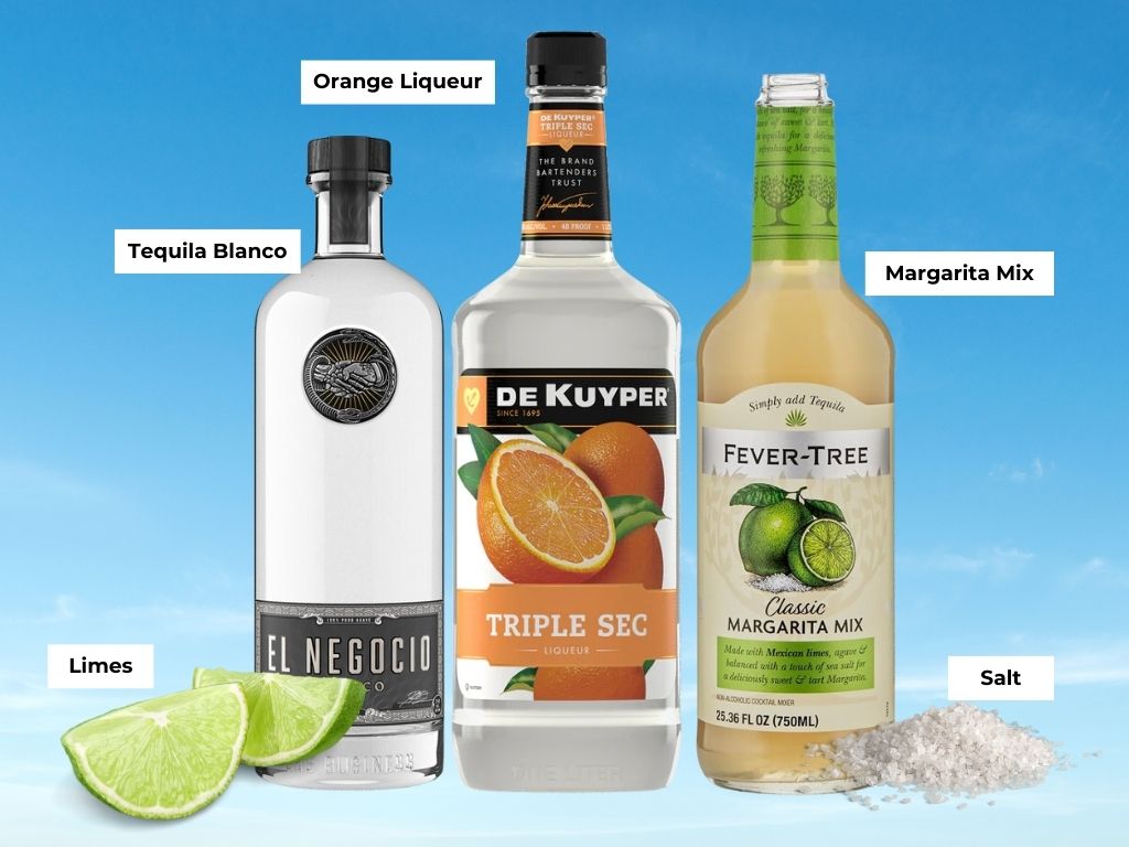 How to Make Margaritas wtih Margarita Mix - Ingredients