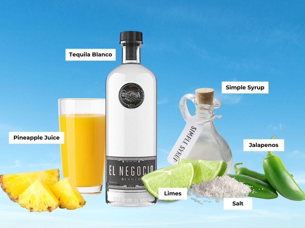 Jalapeno Pineapple Margarita Recipe Ingredients