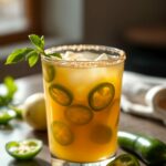 Spicy Margarita Recipe in a glass