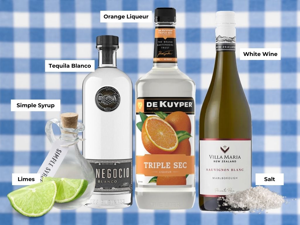 white wine margarita ingredients