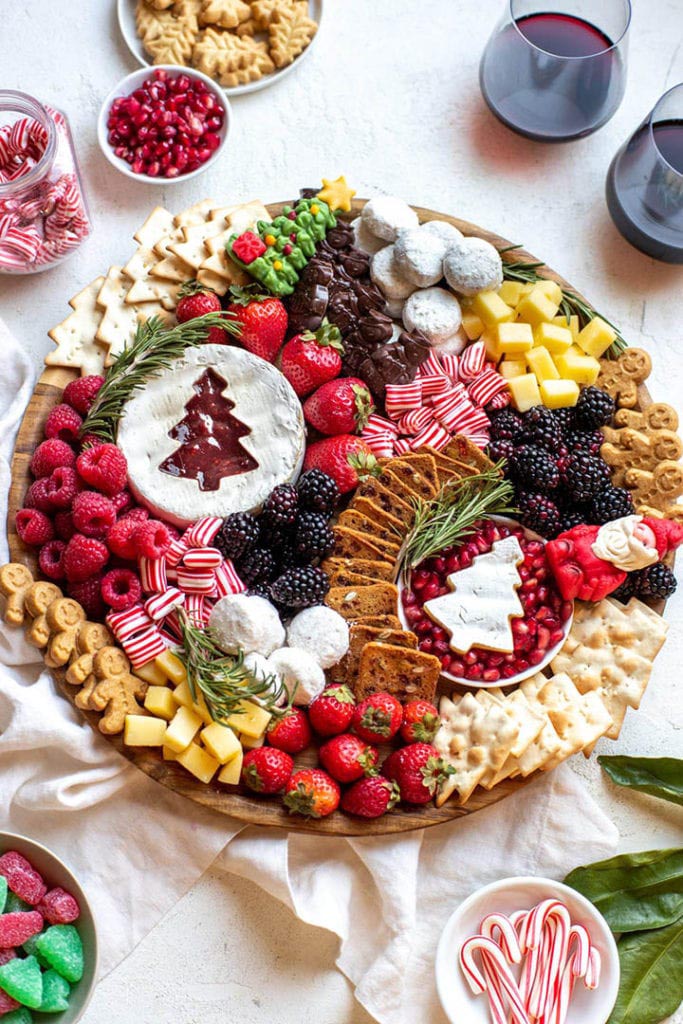 Christmas Brie Board