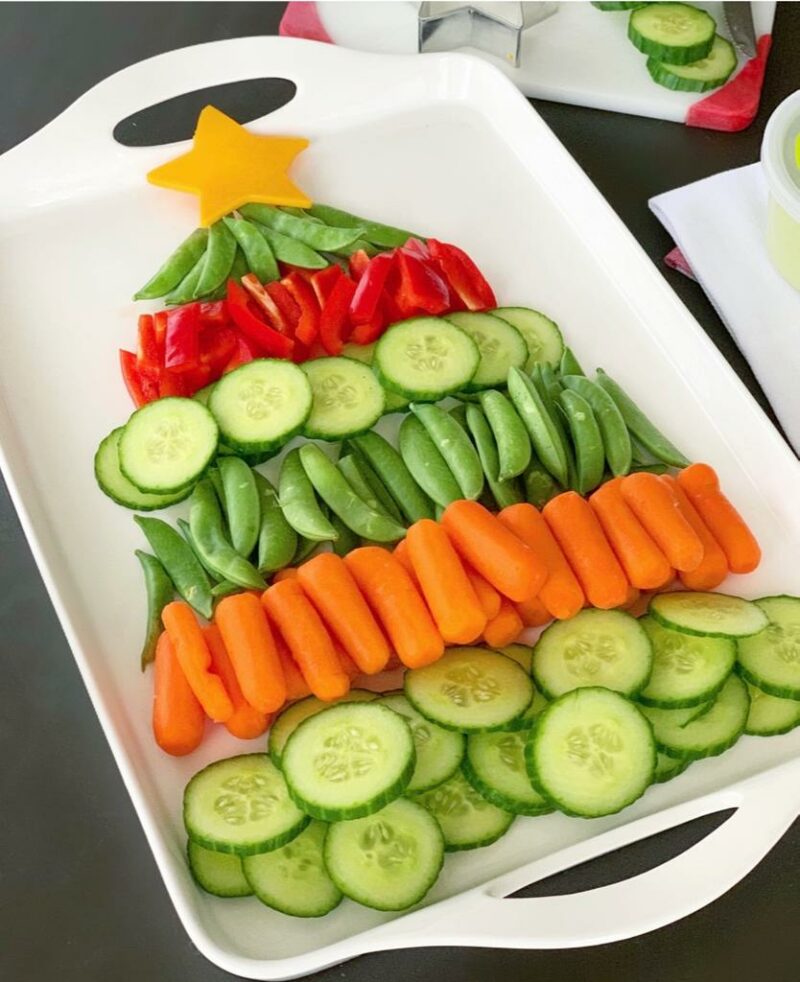 Christmas Tree Veggie Platter