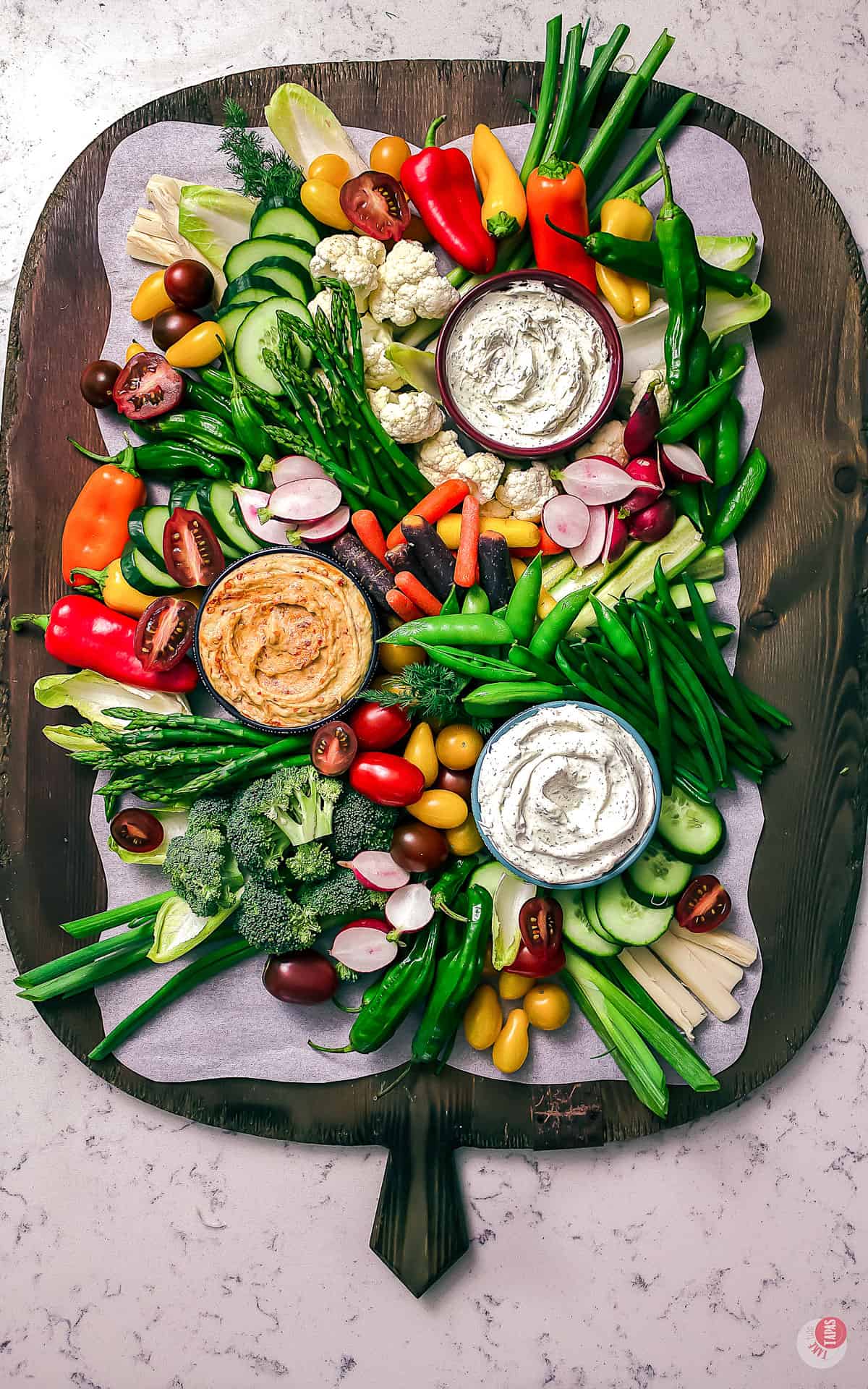 Easy Crudité Platter