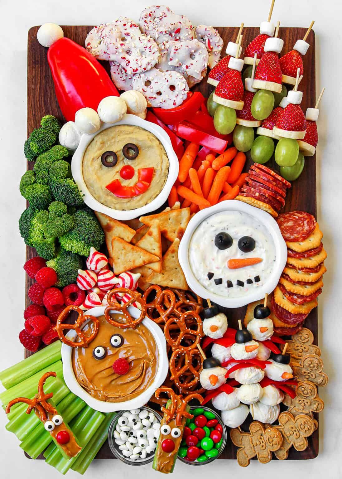 Holly Jolly Kid’s Snack Board