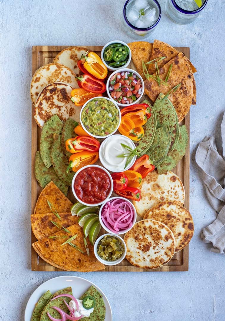 Mexican Fiesta Quesadilla Board