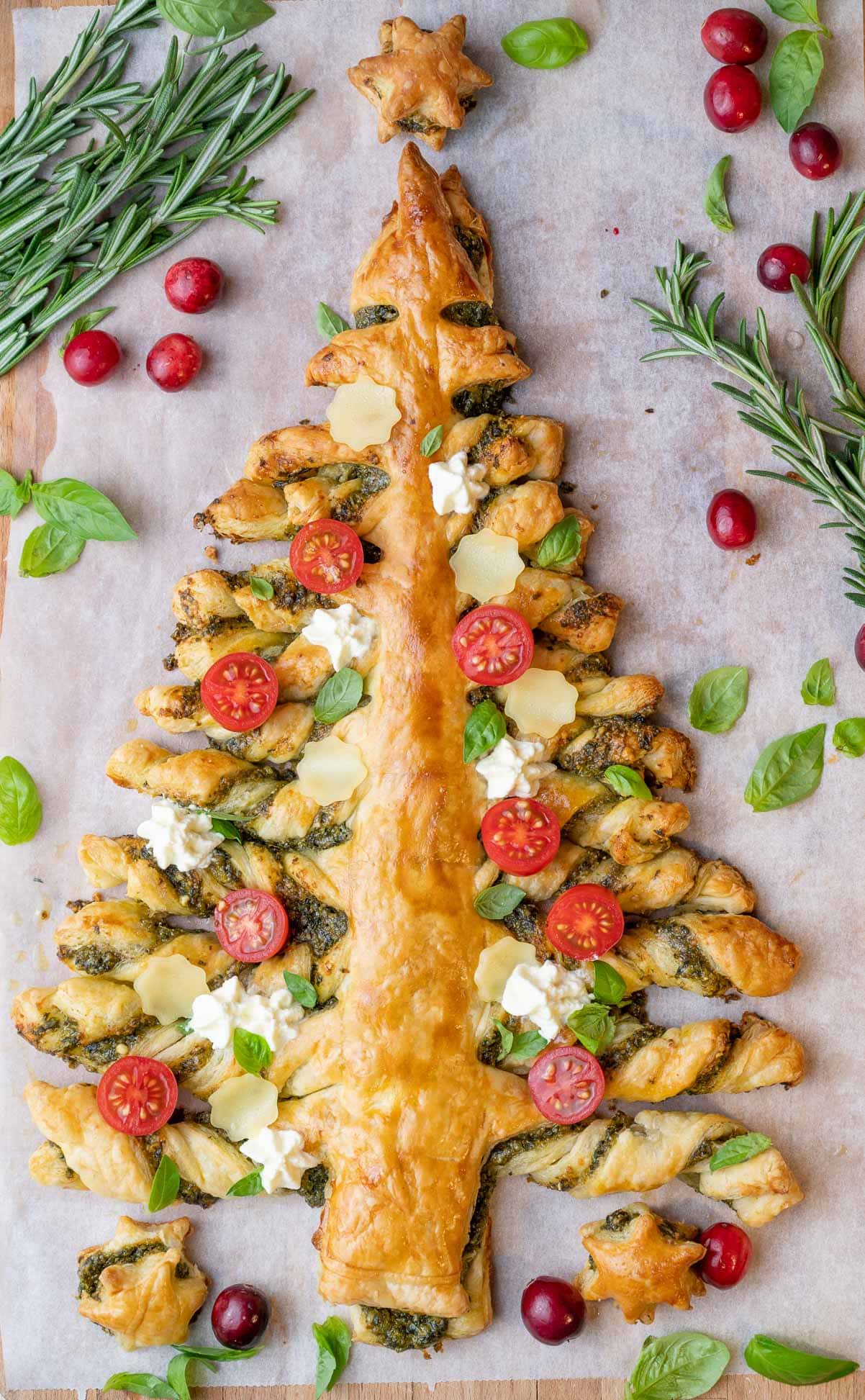 Puff Pastry Christmas Tree