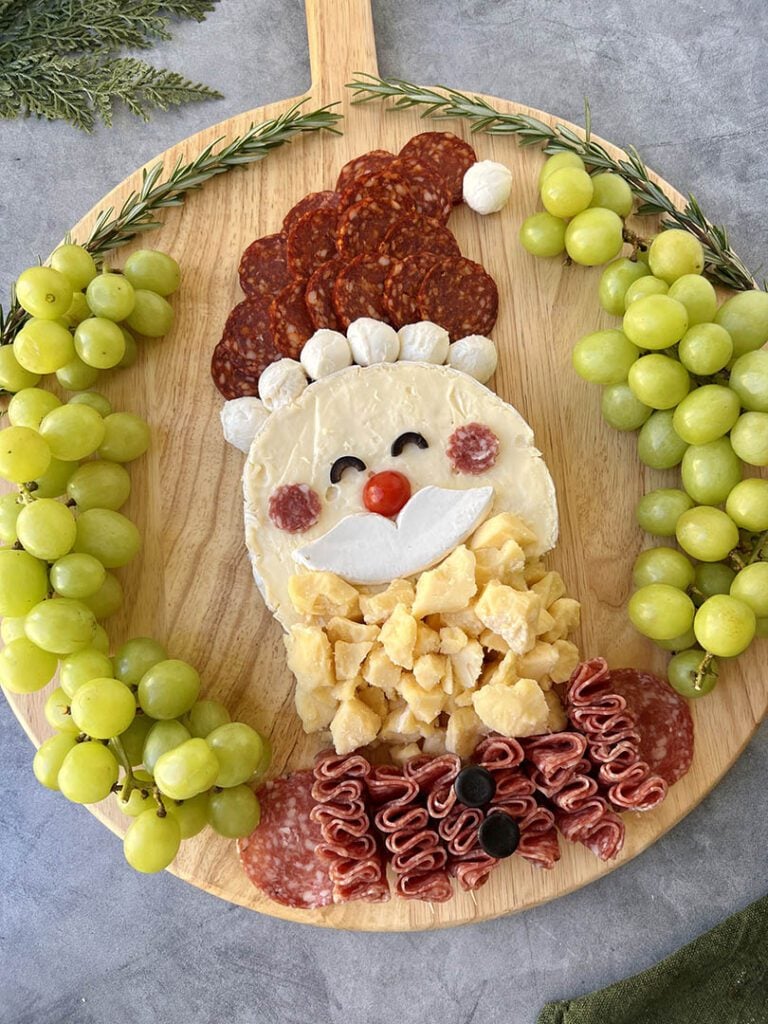 Santa Charcuterie Board