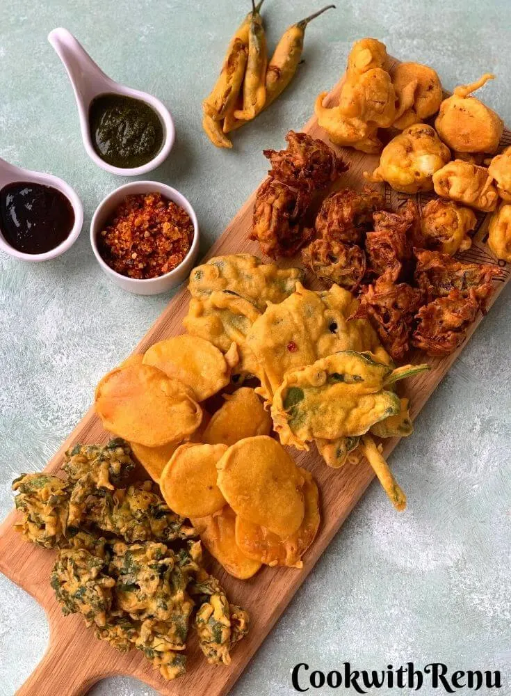 Tea Time Pakora Platter