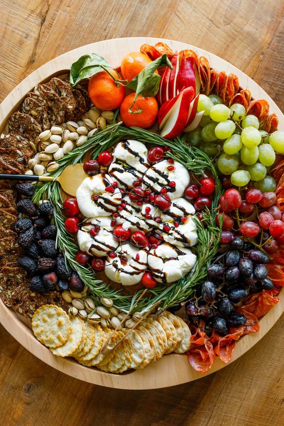 Winter Burrata Board