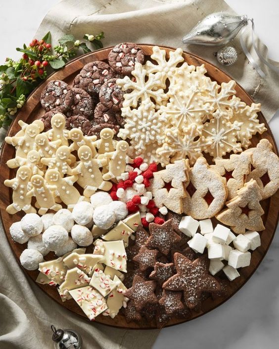 Winter Cookie Board